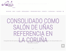 Tablet Screenshot of nailscoruna.com